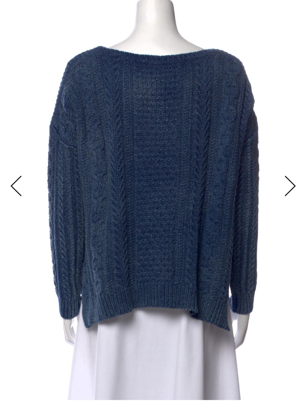 Iconic Polo by Ralph Lauren Cable Knit Sweater with American Flag Motif - Picture 2 of 2